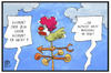 Cartoon: Rosenmontagszug (small) by Kostas Koufogiorgos tagged karikatur,koufogiorgos,illustration,cartoon,rosenmontag,sturm,wind,wetterfahne,clown,karneval,fastnacht,zug,rosenmontagszug,wetter