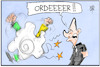 Cartoon: Scholzens Machtwort (small) by Kostas Koufogiorgos tagged karikatur,koufogiorgos,richtlinienkompetenz,scholz,order,streit,grüne,fdp