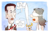Cartoon: Sebastian Kurz (small) by Kostas Koufogiorgos tagged karikatur,koufogiorgos,illustration,cartoon,kurz,oesterreich,justitia,ermittlung,razzia,korruption