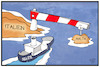 Cartoon: Seenotrettung (small) by Kostas Koufogiorgos tagged karikatur,koufogiorgos,illustration,cartoon,seenotrettung,sea,eye,alan,kurdi,malta,italien,mittelmeer,asylpolitik,flüchtlinge