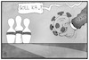Cartoon: Spahns Kanzler-Ambitionen (small) by Kostas Koufogiorgos tagged karikatur,koufogiorgos,illustration,cartoon,kanzler,kandidatur,corona,bowling,kegeln,spahn,laschet,merz,röttgen,cdu,bewerbung,ambition,innenpolitik,demokratie
