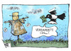 Cartoon: Steuersünder-CD (small) by Kostas Koufogiorgos tagged steuersünder,cd,elster,geld,schwarzgeld,steuern,vogelscheuche,fiskus,karikatur,kostas,koufogiorgos