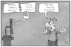 Cartoon: Strategien der Pandemie (small) by Kostas Koufogiorgos tagged karikatur,koufogiorgos,illustration,cartoon,pandemie,corona,strategie,plan,konzept,impfen,testen,machen,buerger,fernsehen,zuschauer