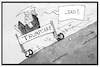 Cartoon: Trumpcare (small) by Kostas Koufogiorgos tagged karikatur,koufogiorgos,illustration,cartoon,trumpcare,obamacare,statue,denkmal,scheitern,gesundheitsreform,usa,politik