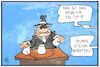 Cartoon: Trumps Steuererklärung (small) by Kostas Koufogiorgos tagged karikatur,koufogiorgos,illustration,cartoon,trump,steuerberater,steuern,steuererklärung,usa,präsident,betrug,hütchenspiel