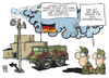 Cartoon: Verteidigungsministerin (small) by Kostas Koufogiorgos tagged von,der,leyen,röschen,soldat,bundeswehr,verteidigungsministerin,zapfenstreich,militär,karikatur,koufogiorgos