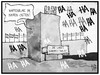 Cartoon: Waffenruhe (small) by Kostas Koufogiorgos tagged karikatur,koufogiorgos,illustration,cartoon,un,new,york,kabarett,nahost,konflikt,krieg,waffenruhe,politik,witz,satire