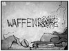 Cartoon: Waffenruhe (small) by Kostas Koufogiorgos tagged karikatur,koufogiorgos,illustration,cartoon,waffenruhe,konflikt,krieg,nahost,einschüsse,politik