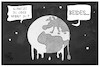 Cartoon: Weltklima (small) by Kostas Koufogiorgos tagged karikatur,koufogiorgos,illustration,cartoon,weltklima,schwitzen,weinen,erderwärmung,klima,umwelt,globus,erdkugel