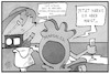 Cartoon: Wirecard-Skandal (small) by Kostas Koufogiorgos tagged karikatur,koufogiorgos,illustration,cartoon,wirecard,untersuchungsausschuss,skandal,marsalek,flucht,untergrund,strand,luxus,scholz,wirtschaft,betrug