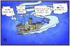 Cartoon: Wohin steuert Griechenland? (small) by Kostas Koufogiorgos tagged karikatur,koufogiorgos,illustration,cartoon,griechenland,schiff,autopilot,kurs,europa,wirtschaft,krise,politik