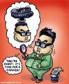 Cartoon: hair style (small) by illustrator tagged satire leader north cartoon character comic korea nucluar hair style treaty kim jung ill welleman
