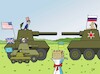 Cartoon: Aufmärsche (small) by JotKa tagged ukraine,usa,europa,nato,russland,ostverträge,beitritte