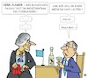Cartoon: Brexitgespräch (small) by JotKa tagged brexit,eu,england,may,junker,grossbritannien,europa,austritt,rosinen,picken,extrawurst,ratlosigkeit