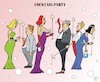 Cartoon: Cocktail-Party (small) by JotKa tagged parties feste feiern mann frau er sie erotik sex liebe beziehungen gesellschaft lifestyle