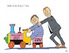 Cartoon: Der Zug rollt an (small) by JotKa tagged wahlkampf bundestagswahl parteien laschet merz politiker lokomotive