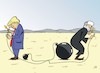 Cartoon: Gefährliche Zeiten (small) by JotKa tagged iran,usa,atomabkommen,sanktionen,eskalation,eu,ultimatum,mullahs,trump,hardliner,atomprogramm,handel,wirtschaft,wirtschaftsinteressen,politik,politiker