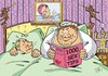 Cartoon: In der Falle - In the trap (small) by JotKa tagged liebe,ehe,beziehungen,mann,frau,sex,erotik,männer,frauen,love,erotic,man,woman