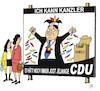 Cartoon: Kandidaturen 3 (small) by JotKa tagged bundestagswahlen,bundestag,bundeskanzler,kanzlerkandidaten,politik,parteien,cdu,wahlen