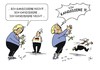 Cartoon: Kanzlerkanditatur 2017? (small) by JotKa tagged bundeskanzlerin kanzlerschaft kanzlerkandidat kanzlerkandidaten wahlen bundestagswahlen merkel 2017