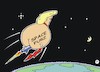 Cartoon: Space Furz 1 (small) by JotKa tagged space,force,rüstung,weltraumrüstung,weltraumarmee,nachrüstung,aufrüstung,trump,kalter,krieg,putin,eu,nato,inf,vertrag