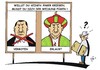 Cartoon: Weisung Nummer Eins (small) by JotKa tagged ard,extra3,zdf,neo,royal,böhmermann,erdogan,merkel,satire,meinungsfreiheit,pressefreiheit,staastaffaire,schmähgedicht,staatsanwaltschaft,politik,türkei,sanktionen,botschafter,einbestellung,ndr,karikaturen,medien,maulkorb,verbote,diktaturen,unterdrückung,v