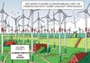 Cartoon: Windenergie 1 (small) by JotKa tagged windenergie,eeg,windkraft,strom,stromleitungen,stromtrassen,windkraftanlagen,deutschland,nordsee,norddeutschland,bayern,natur,umwelt,wirtschaft,kraftwerke,urlaub,urlaubsregion,landschaft,erneuerbare,energien,energiewende