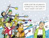 Cartoon: Wintereinbruch (small) by JotKa tagged winter,wintereinbruch,schnee,eis,wetter,natur,medien,berichterstattung,sondersendungen,schneekatastrophe