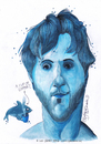Cartoon: Alex in Blue (small) by CIGDEM DEMIR tagged alex guma bondia caricature
