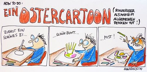 Cartoon: Kein Ostercartoon (medium) by Eggs Gildo tagged ostern,osterei
