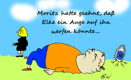 Cartoon: Brutale Weibsleute (medium) by Marbez tagged weibsleute,augen,heftigkeit
