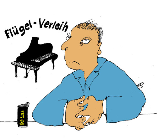 Cartoon: EnergyDrink Bad Lull (medium) by Marbez tagged energydrink,lull,bad,flügel