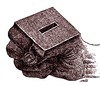 Cartoon: ballot box (small) by Medi Belortaja tagged ballot,box