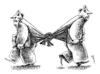 Cartoon: partners and angry (small) by Medi Belortaja tagged partners,angry,friendship,conflict,hate,men,heads,junction