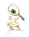Cartoon: Eye Doctor (small) by Riemann tagged augen,arzt,eye,doctor,medizin,medical,health,care
