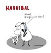 Cartoon: Hannibal by brezeltaub (small) by brezeltaub tagged hannibal,lecter,döner,dönerspiess,bestellung,fast,food,yufka,schaf,schafsfleisch,lamm,lämmer,kannibale,kannibalismus