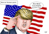 Cartoon: Donald Trampel (small) by Ago tagged donald,trump,angela,merkel,flüchtlingspolitik,flüchtlinge,krise,drama,asylsuchende,usa,amerika,us,präsidentschaftskandidat,republikaner,milliardär,rabauke,verrückt,frisur,lästermaul,rücksichtlos,großmaul,flagge,cartoon,karikatur,tale