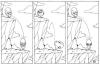 Cartoon: Levels (small) by freekhand tagged mountain,spit,head,level,step,