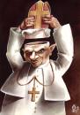 Cartoon: empty (small) by matteo bertelli tagged ratzinger,pope