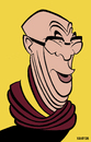 Cartoon: Dalai Lama (small) by Xavi dibuixant tagged dalai,lama,tibet,china,politics