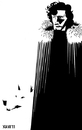 Cartoon: Jon Snow (small) by Xavi dibuixant tagged game,of,thrones,hbo,jon,snow,ghost,tv,show,juego,de,tronos,nieve,fantasma