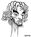 Cartoon: Pau Gasol (small) by Xavi dibuixant tagged pau,gasol,olympic,games,beijing,basketball,lakers,caricature