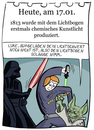 Cartoon: 17. Januar (small) by chronicartoons tagged lichtbogen,star,wars,yoda,darth,vader,luke,skywalker,laserschwert,cartoon