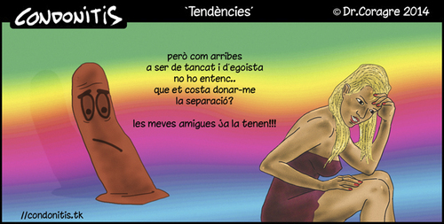 Cartoon: Condonitis 45 (medium) by DrCoragre tagged humor,catala,catalan,tira,comic,strip,drawing,digital