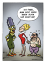 Cartoon: Cartoon von Schwarwel (small) by Schwarwel tagged cartoon,witz,schwarwel,mann,frau,kleidung,outfit,freundin