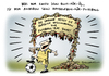 Cartoon: Fußball EM Ukraine Hunde Tötun (small) by Schwarwel tagged ukraine straßenhunde tot toetung mord grausam bestialisch fußball em 2012 blut oel tor ball tier mensch karikatur schwarwel