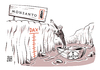 Cartoon: Monsanto Bayer Dax (small) by Schwarwel tagged monsanto,übenrahme,bayer,ezb,profit,aktie,aktienmarkt,kurs,niedrigzins,europäische,zentralbank,dax,karikatur,schwarwel,saatgut