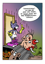 Cartoon: Spiel mit Zombiejungen (small) by Schwarwel tagged schwarwel cartoon witz zombie junge kind spiel krankheit schweinevogel iron doof krank blut wunde halloween sid