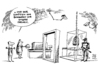Cartoon: Vorratsdatenspeicherung (small) by Schwarwel tagged vorratsdatenspeicherung,thomas,de,maiziere,gesetzentwurf,daten,speicherung,karikatur,schwarwel