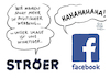 Cartoon: Wahl Werbung Ströer Facebook (small) by Schwarwel tagged politik,wahl,wahlen,bundestagswahl,wahlwerbung,ströer,facebook,image,cartoon,karikatur,schwarwel